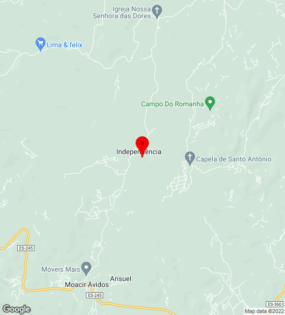 Mapa da localização