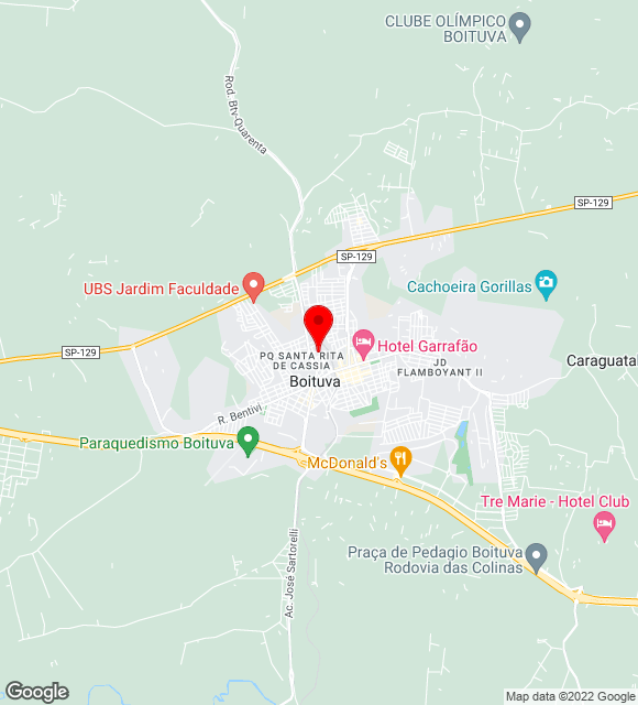 Mapa da localização