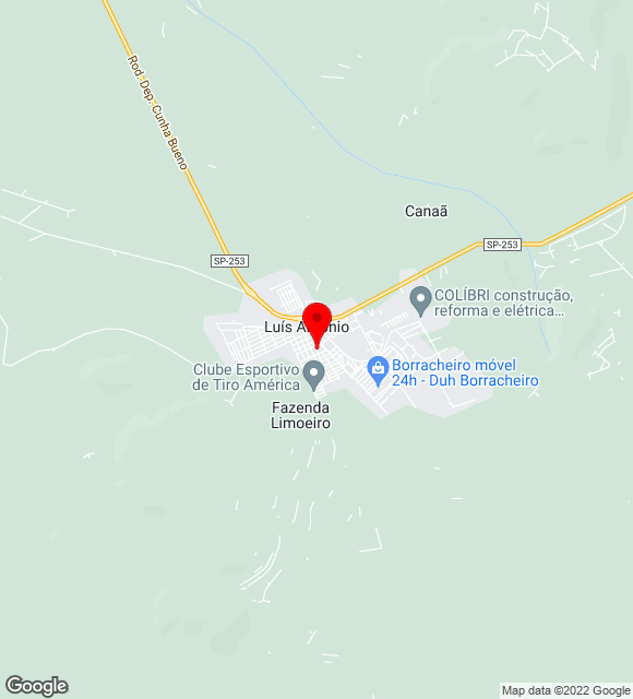 Mapa da localização