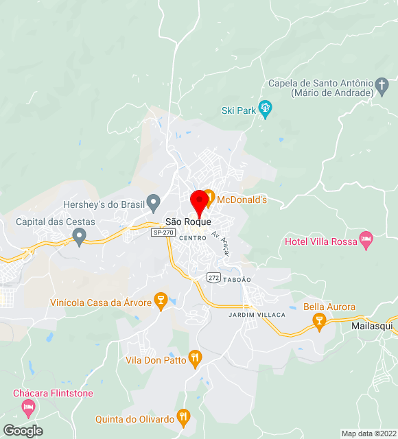 Mapa da localização