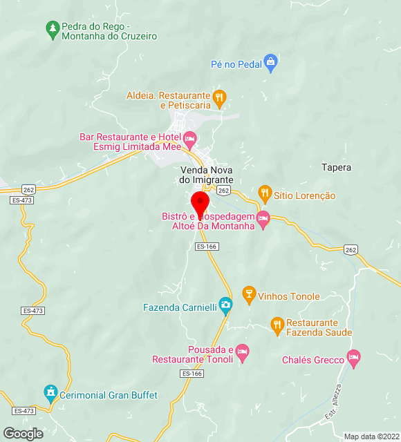 Mapa da localização