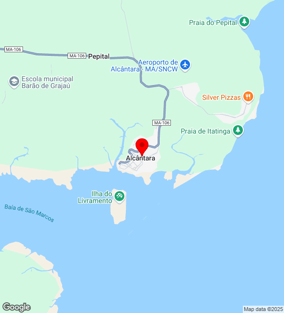 Mapa da localização