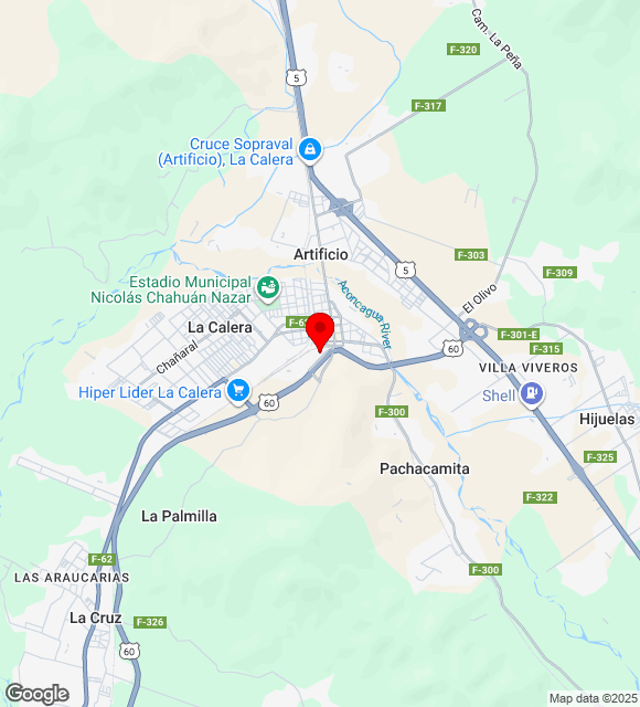 Mapa da localização