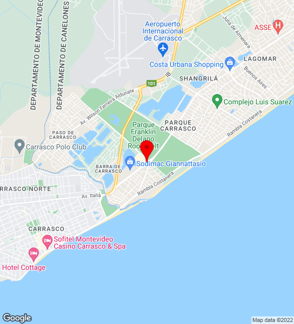 Mapa da localização