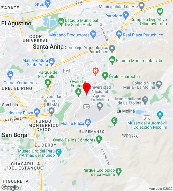 Mapa da localização