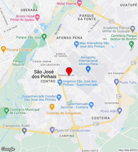 Mapa da localização