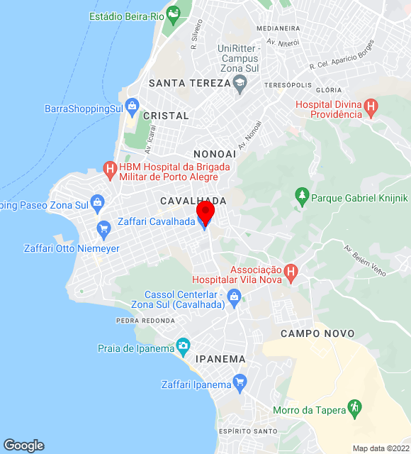 Mapa da localização