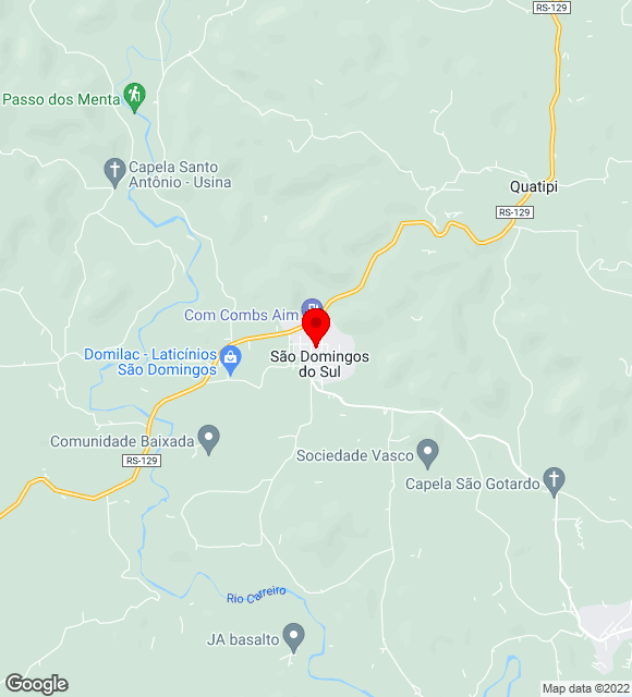 Mapa da localização