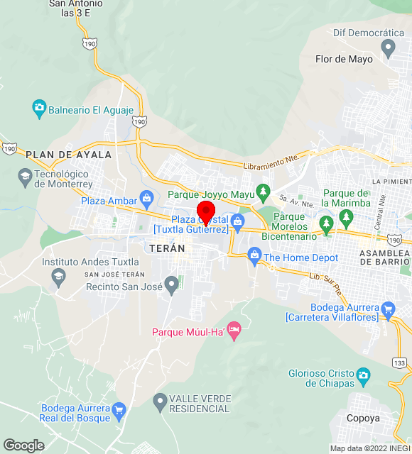 Mapa da localização