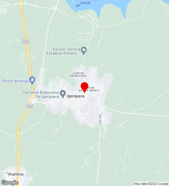 Mapa da localização