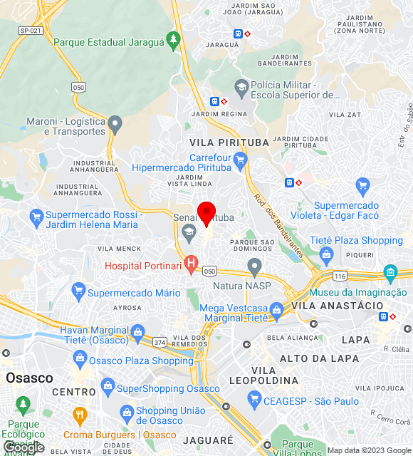 Mapa da localização