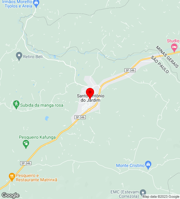 Mapa da localização