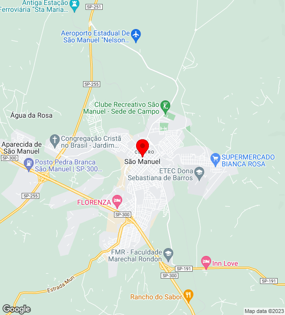 Mapa da localização