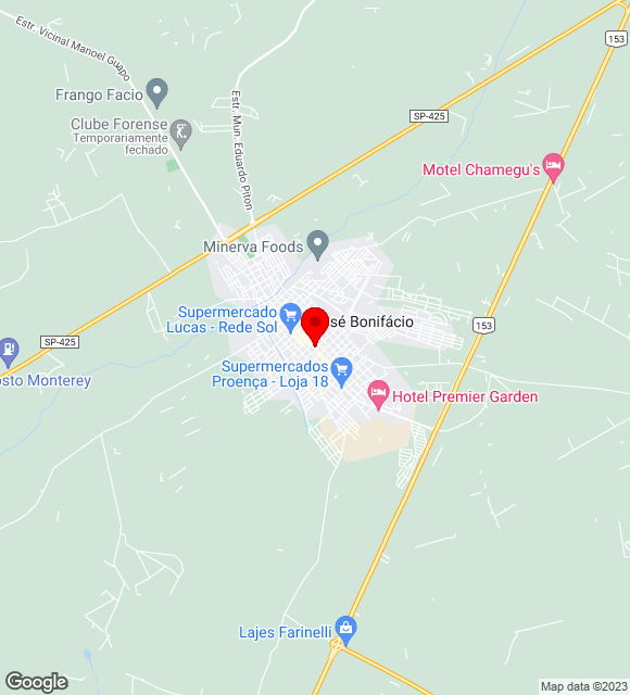 Mapa da localização