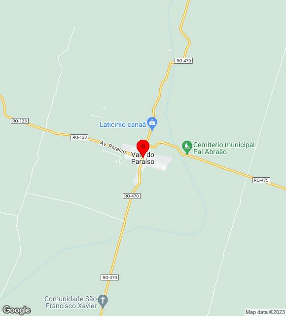 Mapa da localização