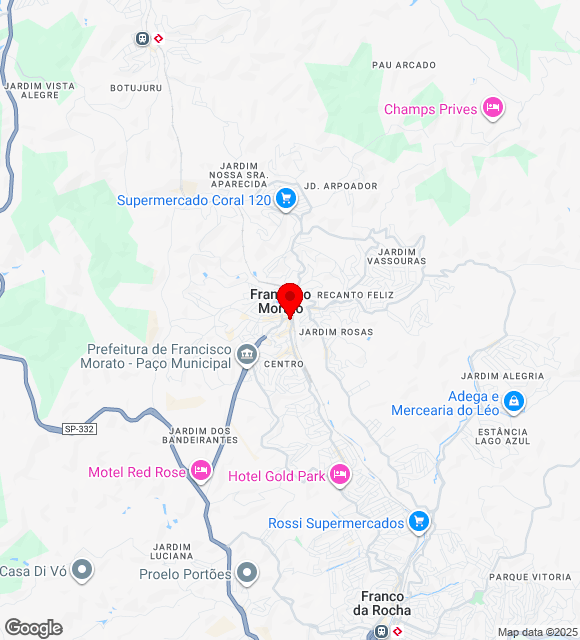 Mapa da localização