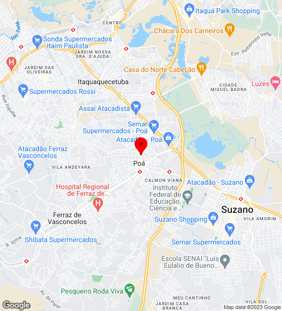 Mapa da localização