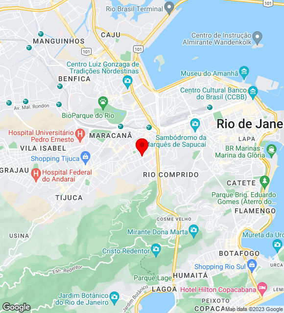 Mapa da localização