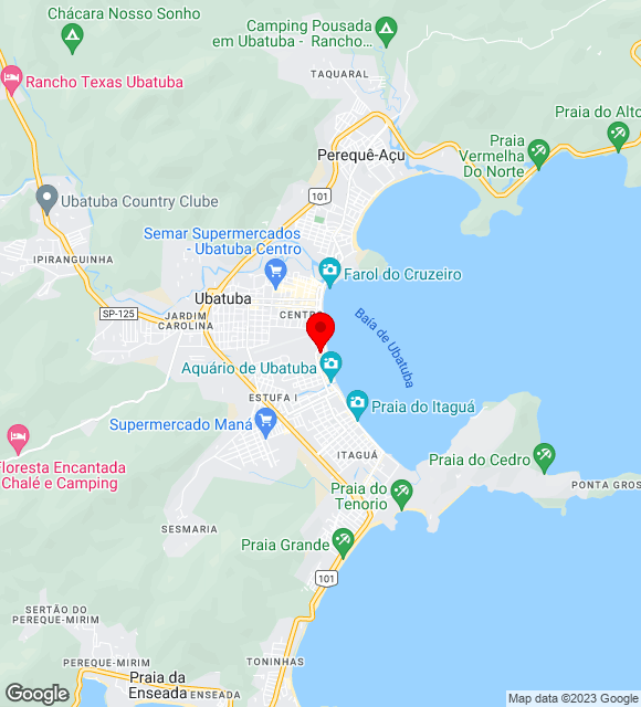 Mapa da localização