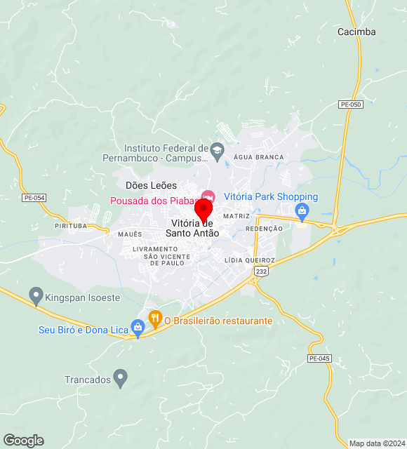 Mapa da localização