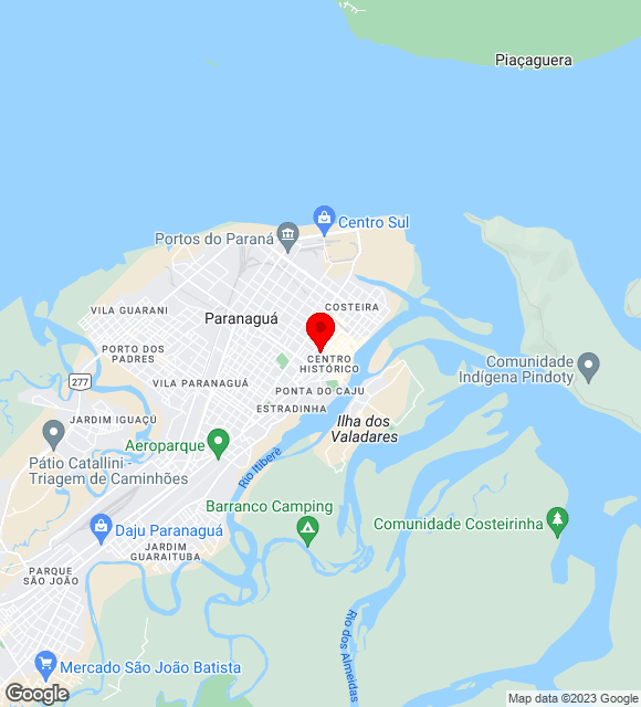 Mapa da localização
