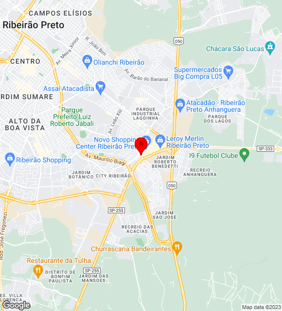 Mapa da localização