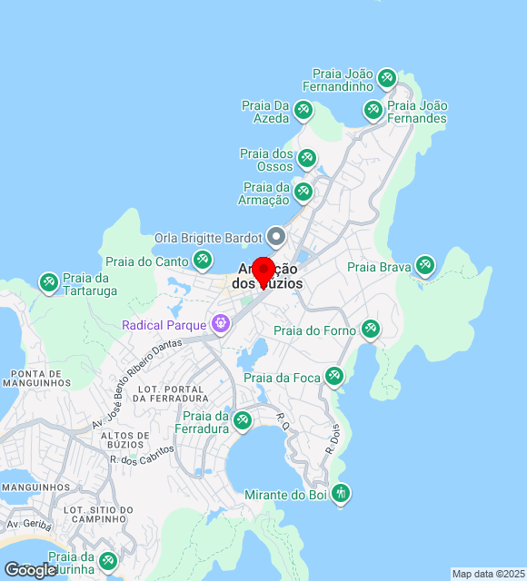 Mapa da localização