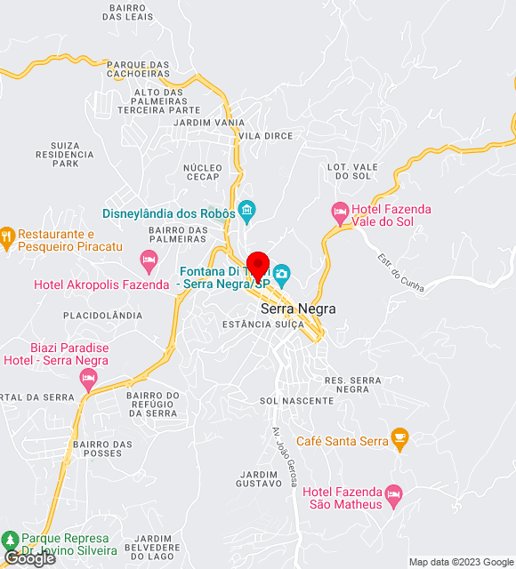 Mapa da localização