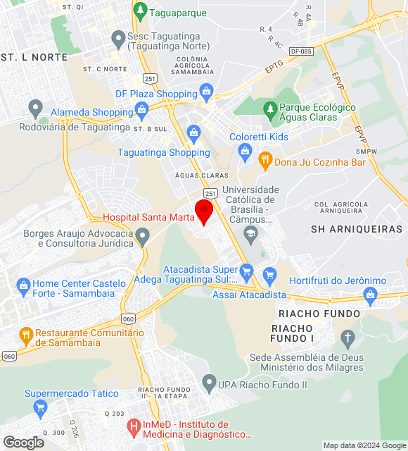 Mapa da localização