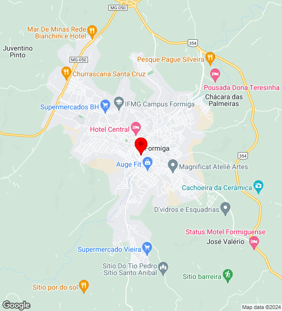 Mapa da localização