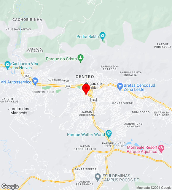 Mapa da localização