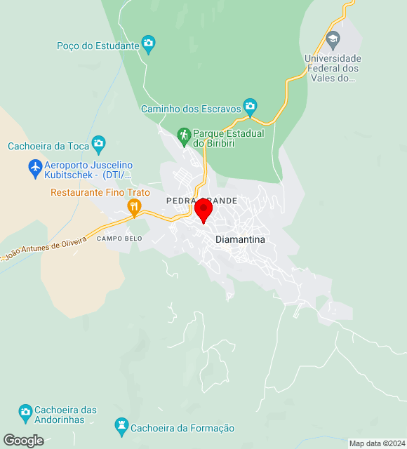 Mapa da localização