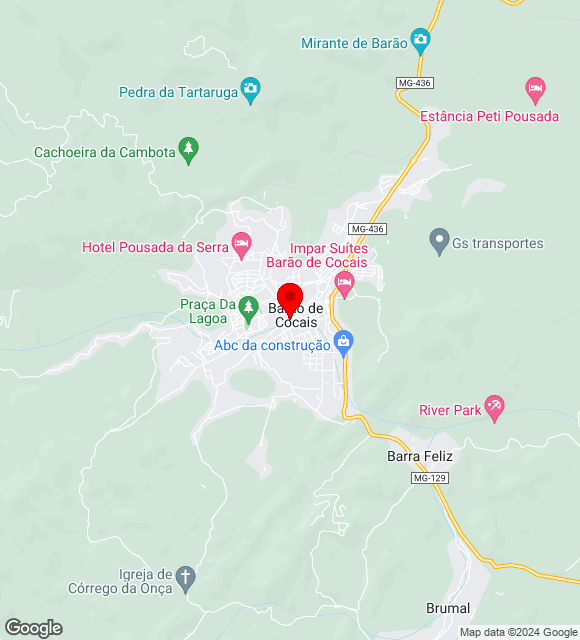 Mapa da localização