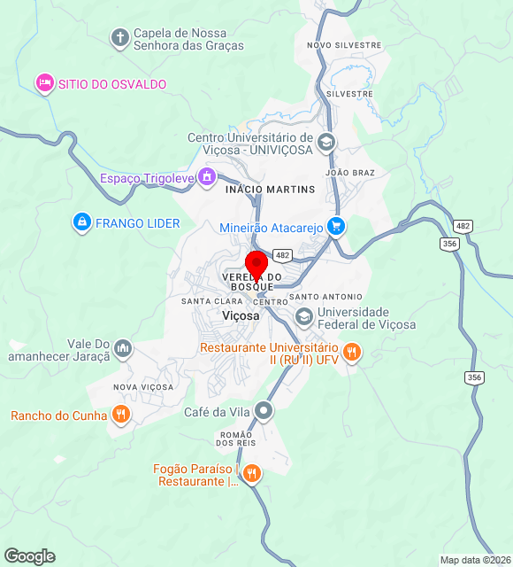 Mapa da localização