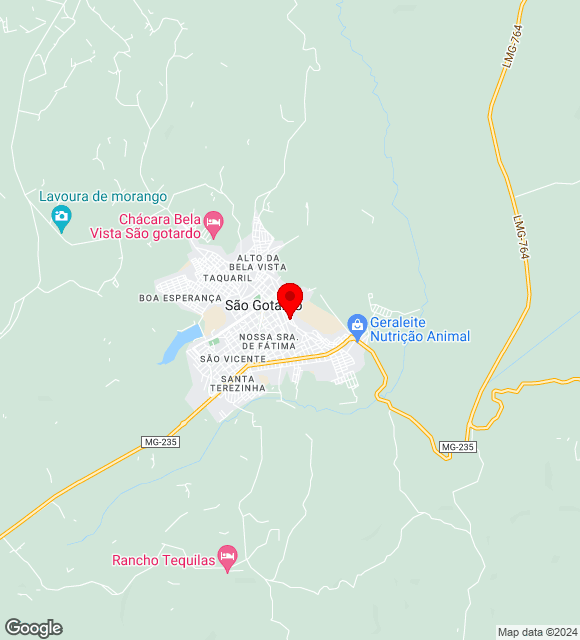 Mapa da localização