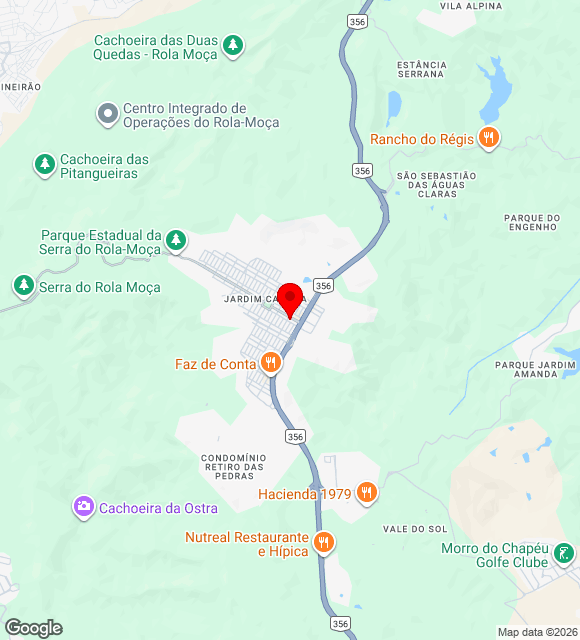 Mapa da localização