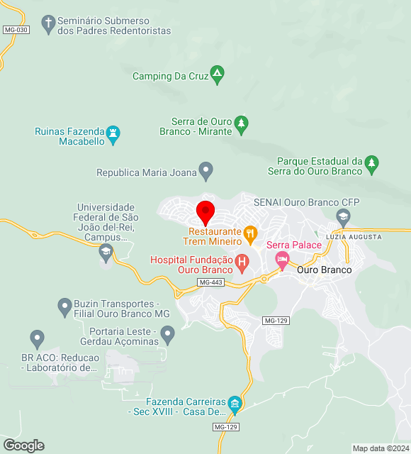 Mapa da localização