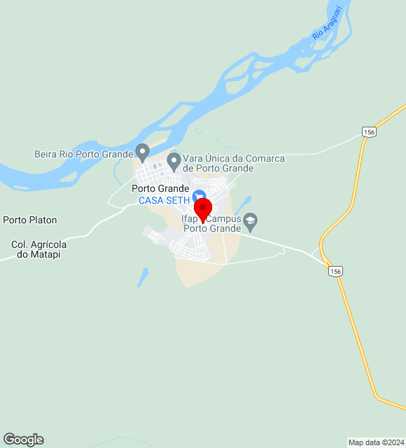 Mapa da localização