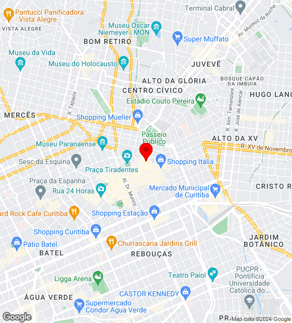 Mapa da localização