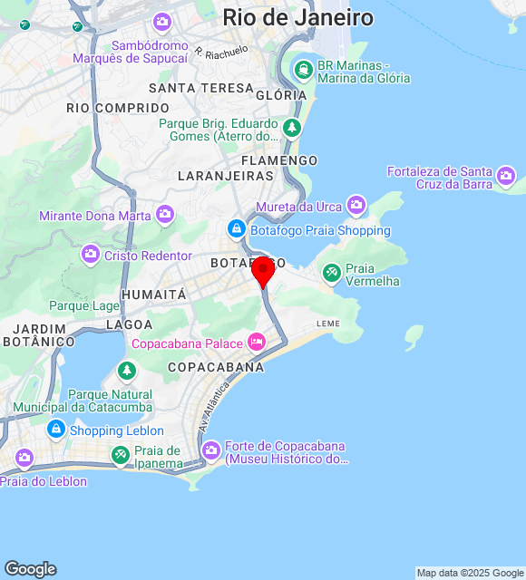 Mapa da localização