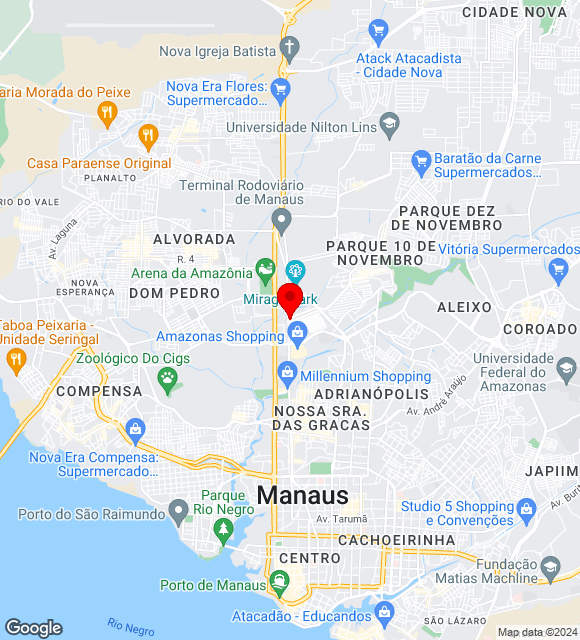 Mapa da localização