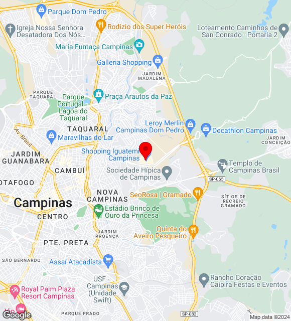 Mapa da localização