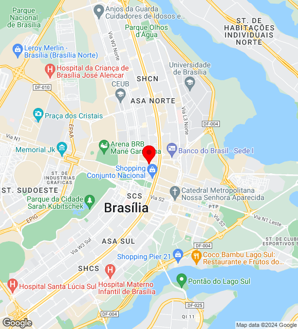 Mapa da localização