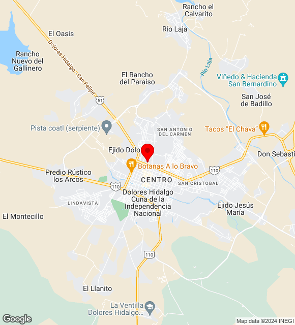 Mapa da localização