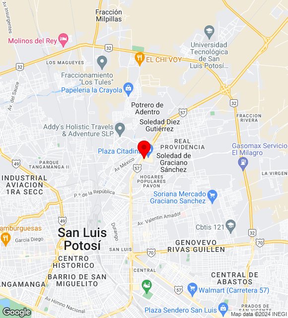 Mapa da localização