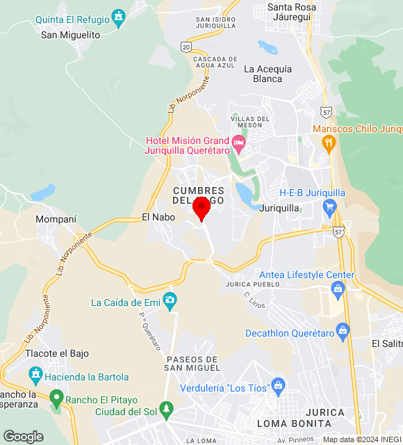 Mapa da localização