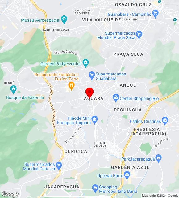 Mapa da localização