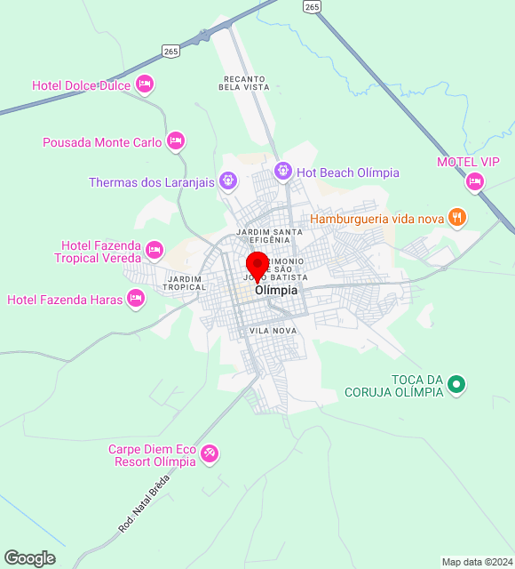 Mapa da localização