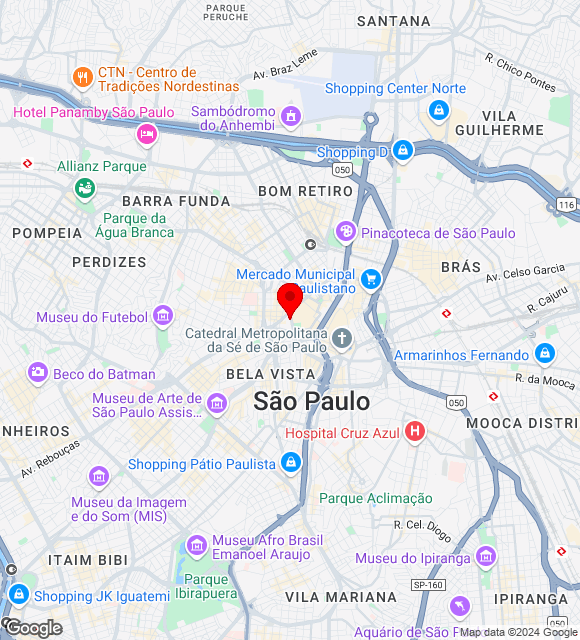 Mapa da localização