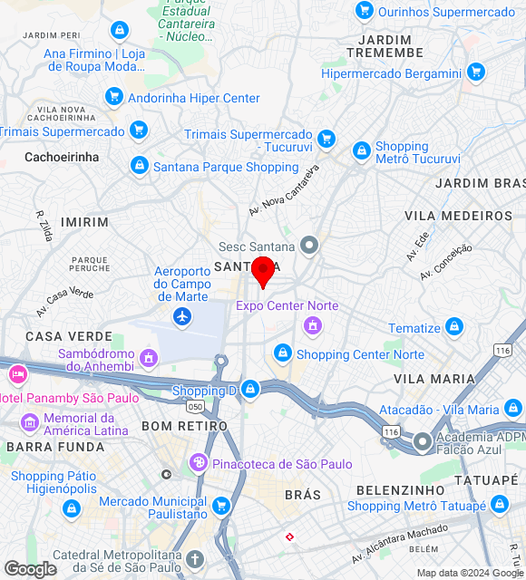 Mapa da localização